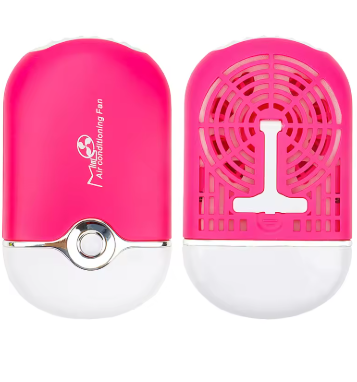 Mini ventilador de pestanas com carregamento USB